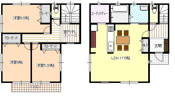SAN+ZEH(ネットゼロエネルギーハウス)基準クリア住宅や耐震等級3の家。最大10KWまで実質0円にてZEH住宅となる太陽光発電設置可能の建物価格1550万円(税込)基準面積27~28.5坪標準