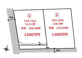 前橋市青梨子町売地　①